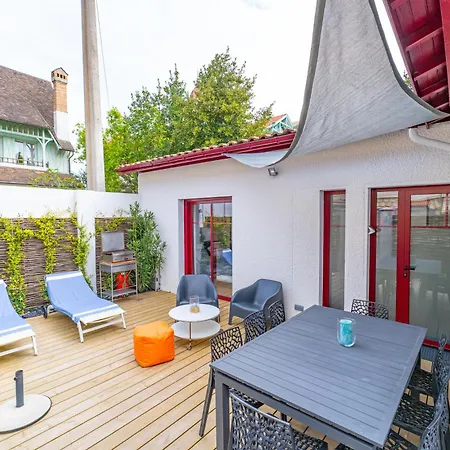 Arcachonnaise Art Deco Avec Acces Prive A La Plage